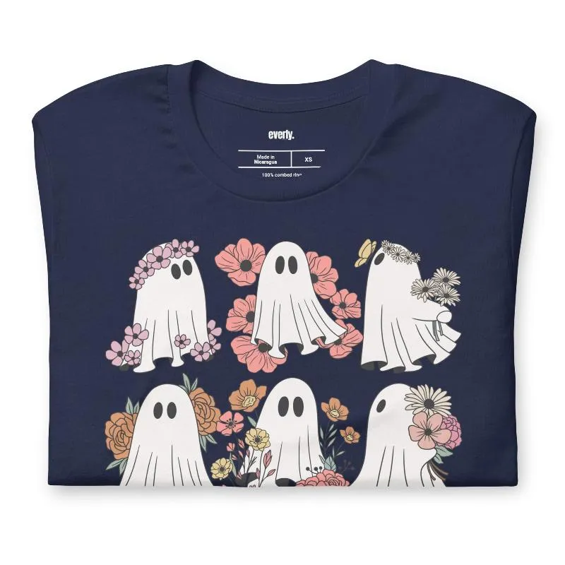Flower Power Ghosts Graphic Tee