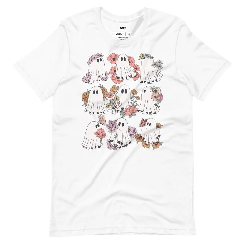 Flower Power Ghosts Graphic Tee