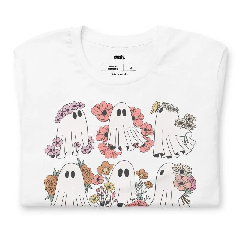 Flower Power Ghosts Graphic Tee