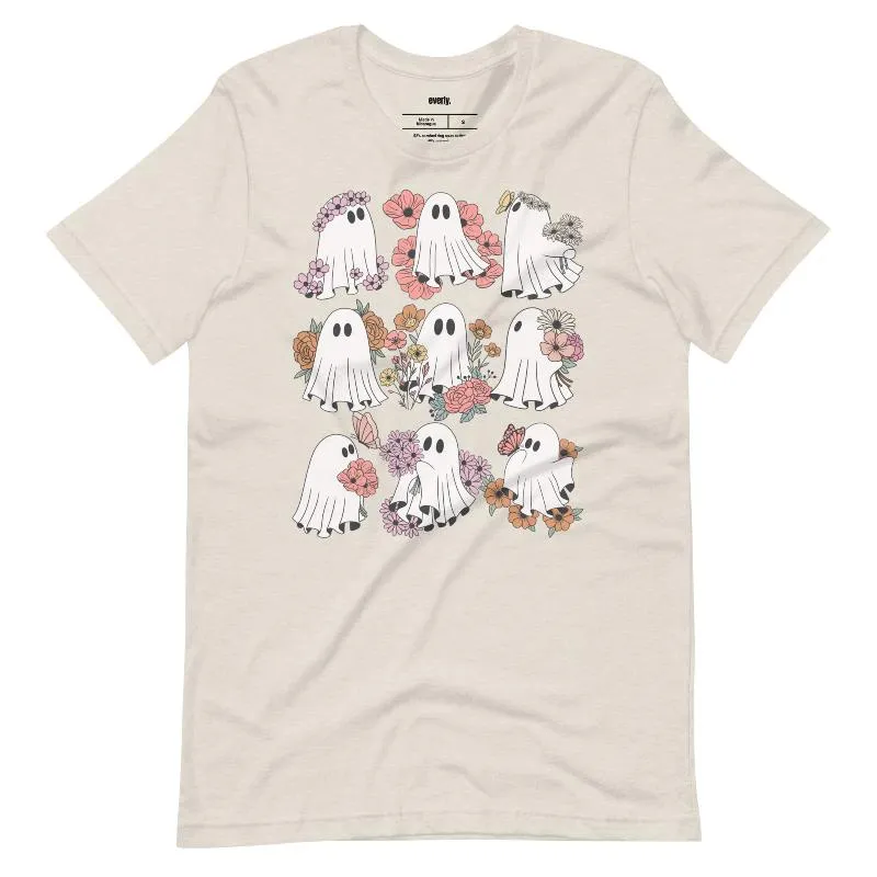 Flower Power Ghosts Graphic Tee