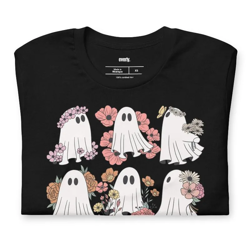 Flower Power Ghosts Graphic Tee