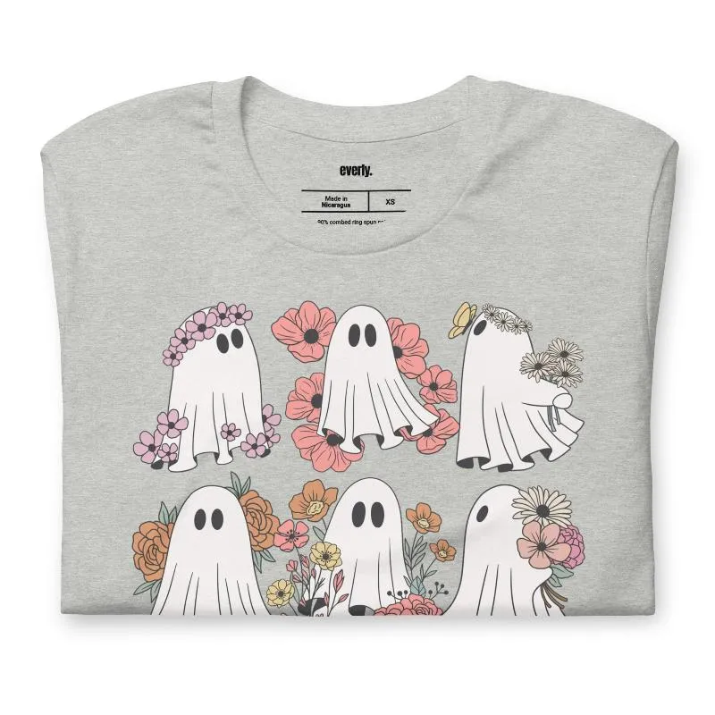 Flower Power Ghosts Graphic Tee