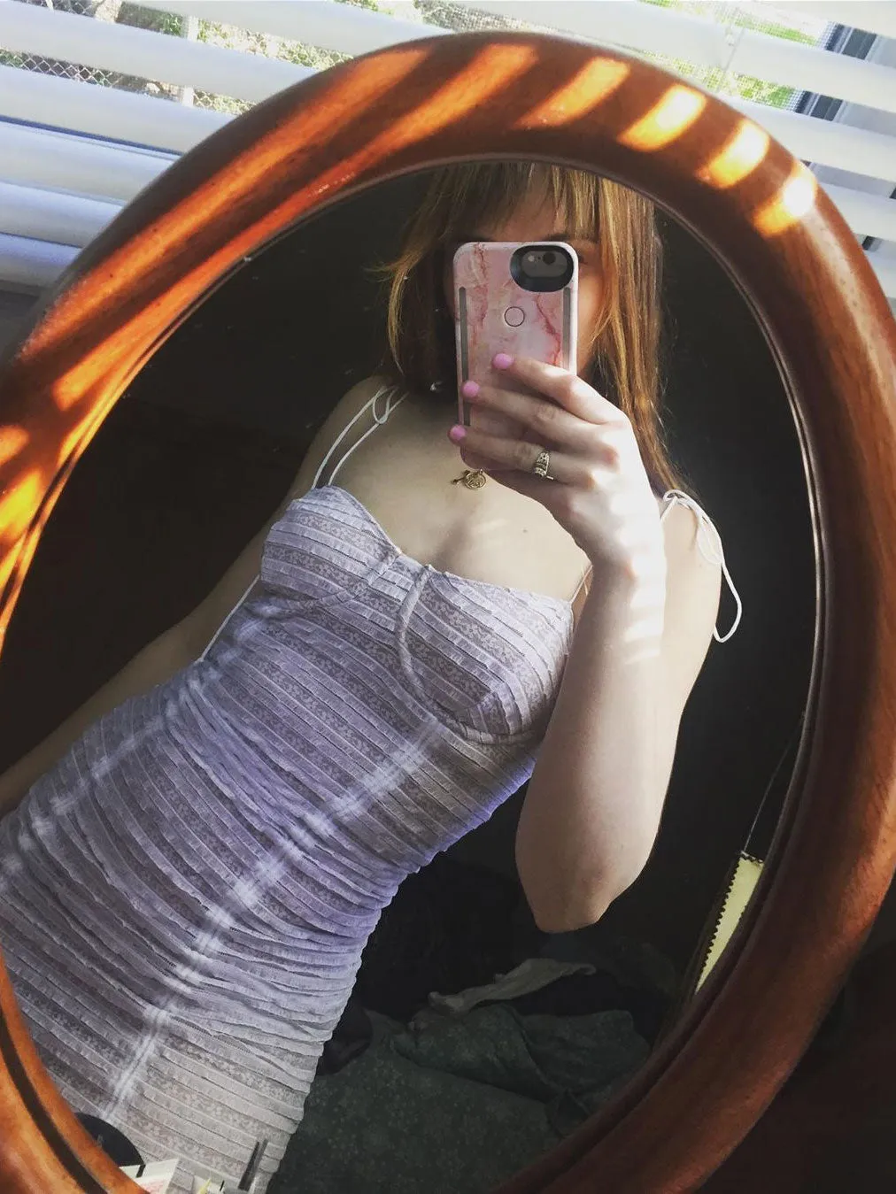 FONDANT SHIRRED MINI DRESS