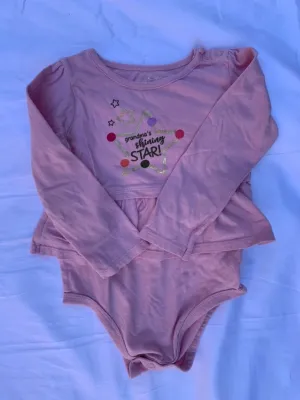 Garanimal pink overall size 1-2years
