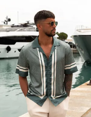 Green Chain S/S Printed Resort Shirt