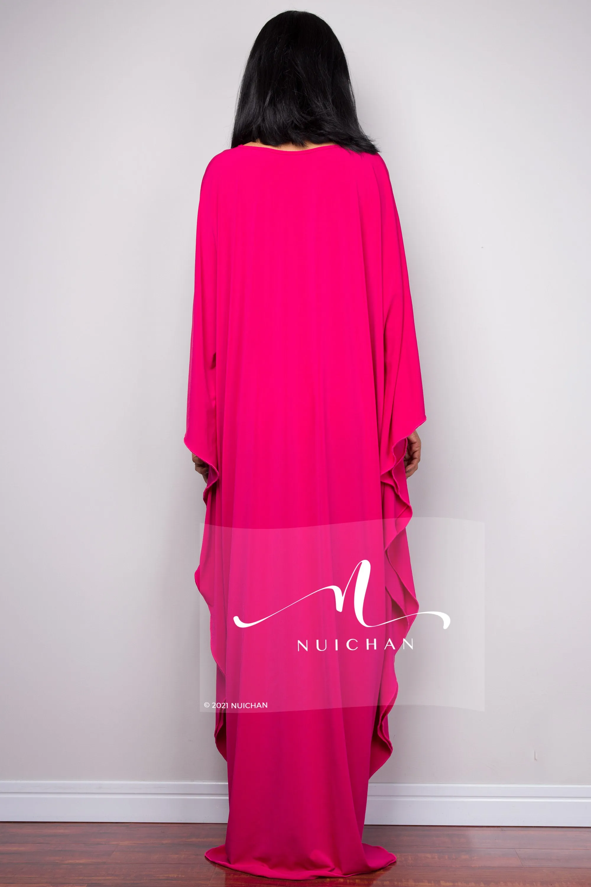 Hot Pink kaftan