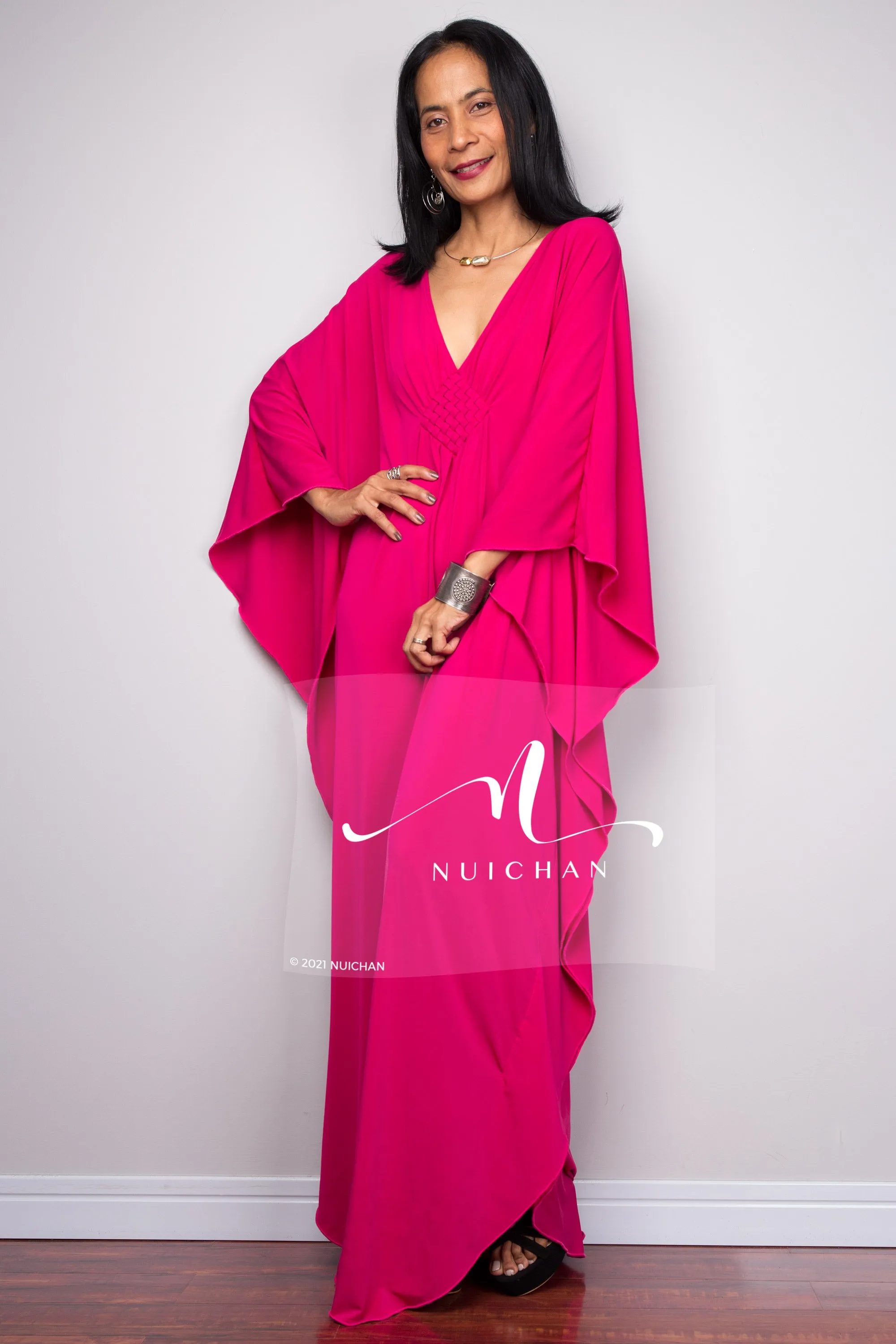 Hot Pink kaftan