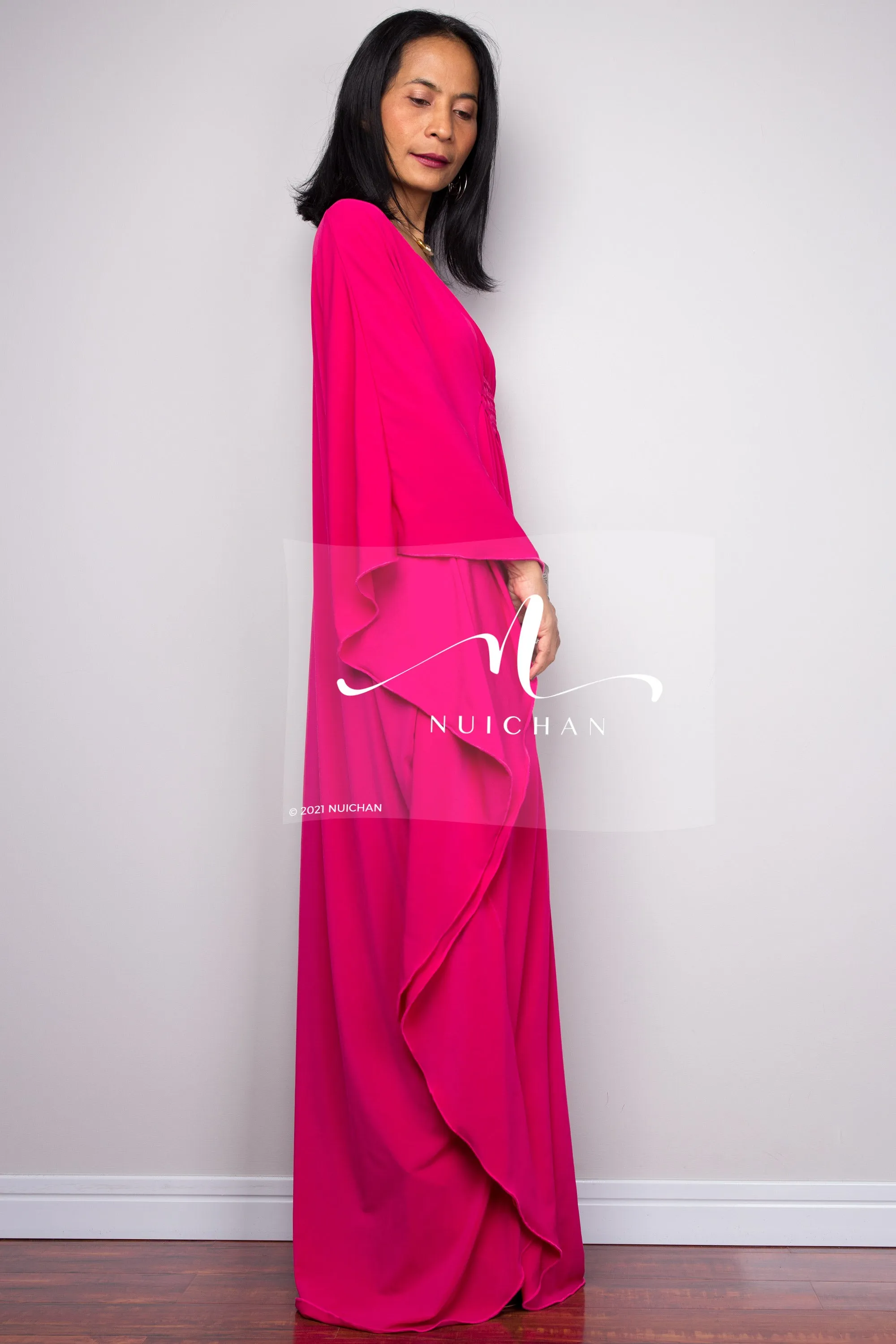 Hot Pink kaftan
