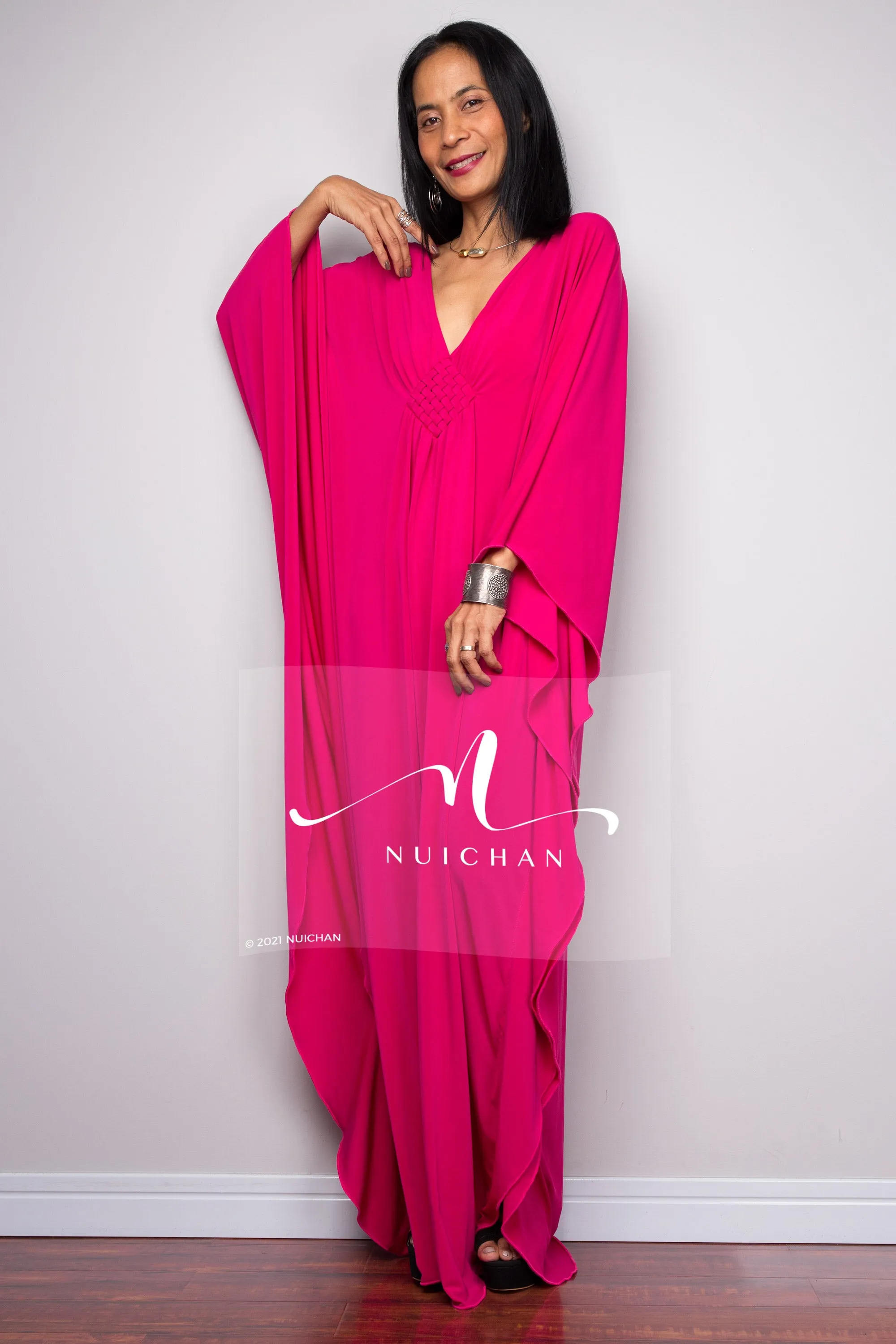 Hot Pink kaftan
