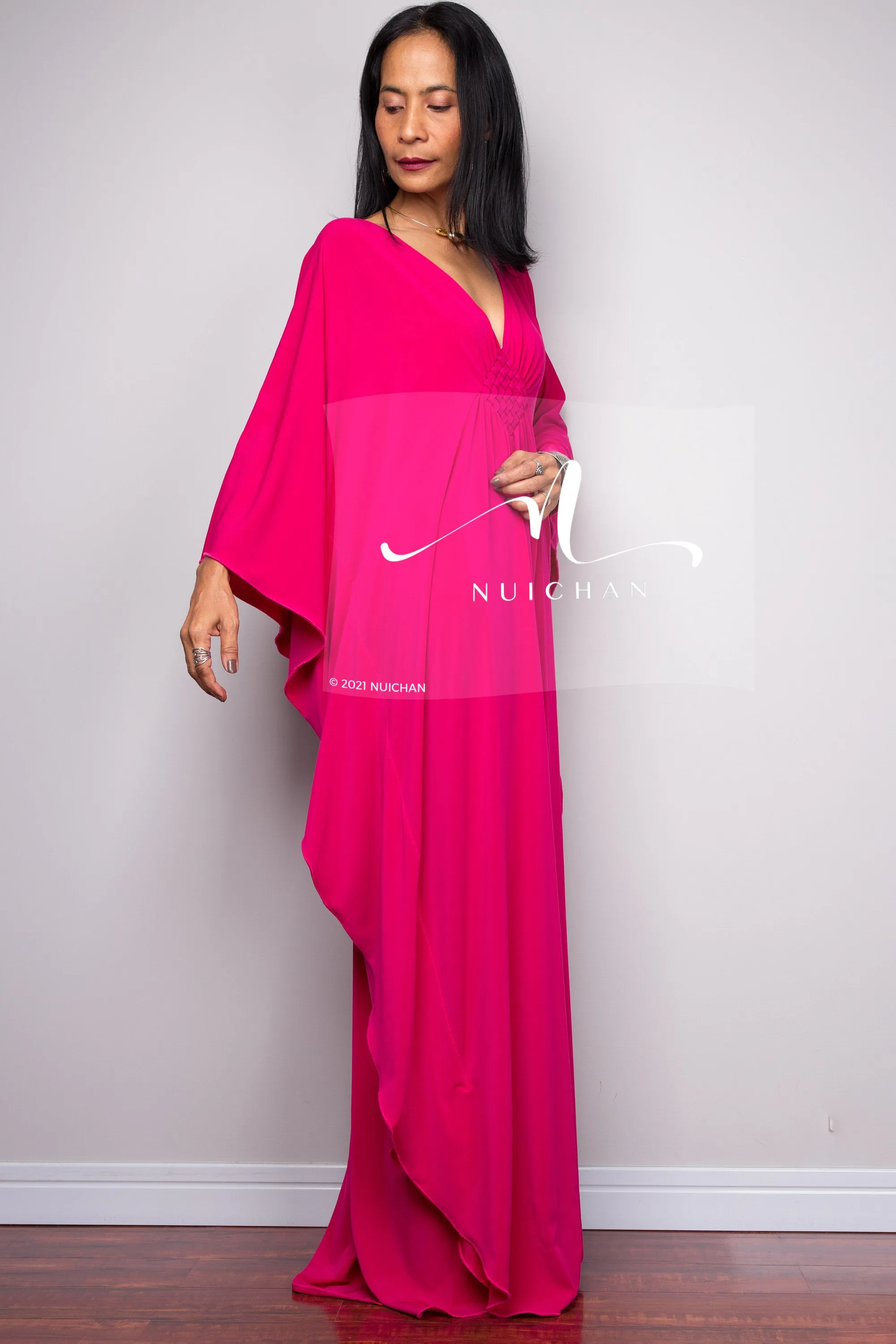 Hot Pink kaftan