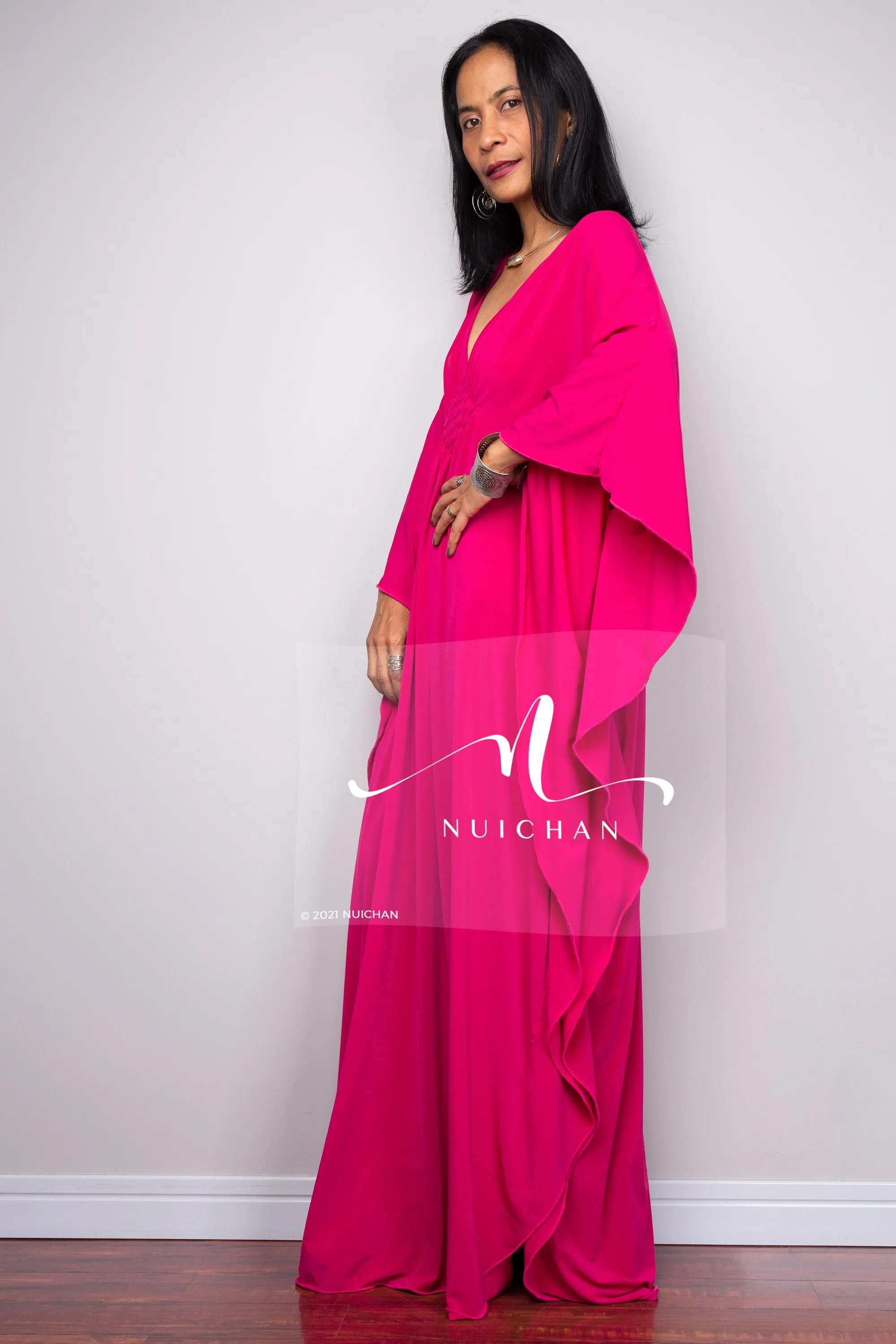 Hot Pink kaftan