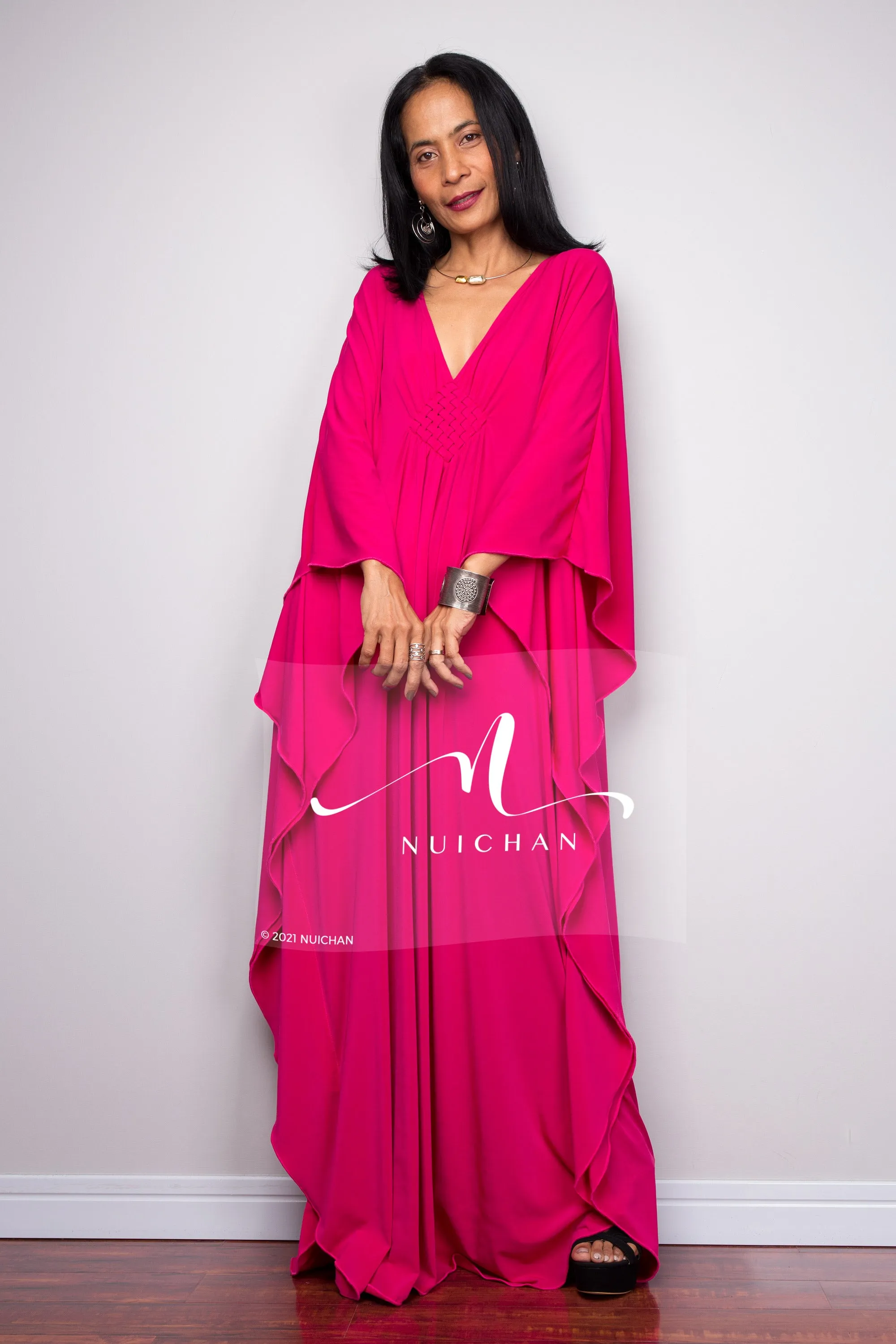 Hot Pink kaftan