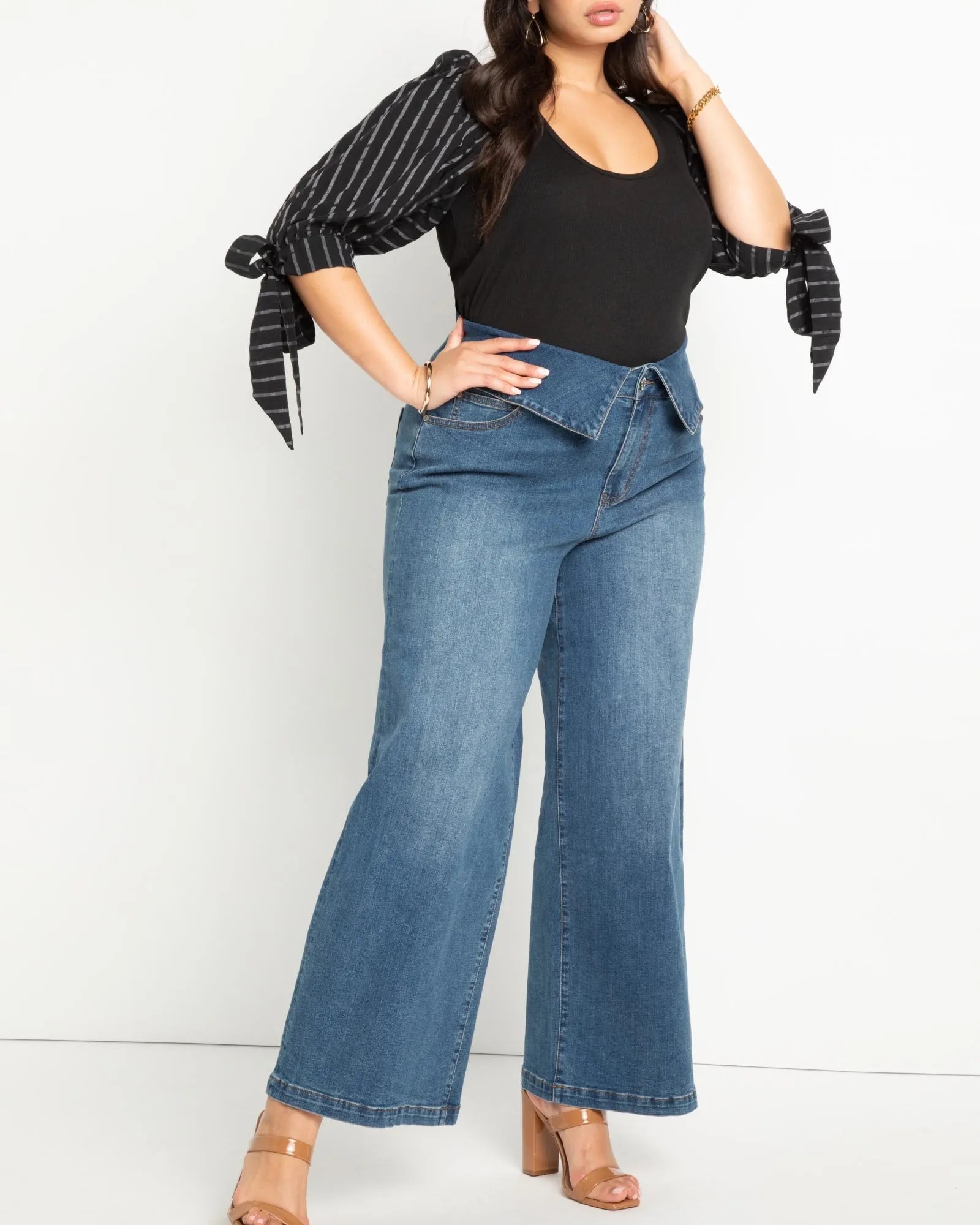 Jane Organza Sleeve Top With Bows | Black Onyx