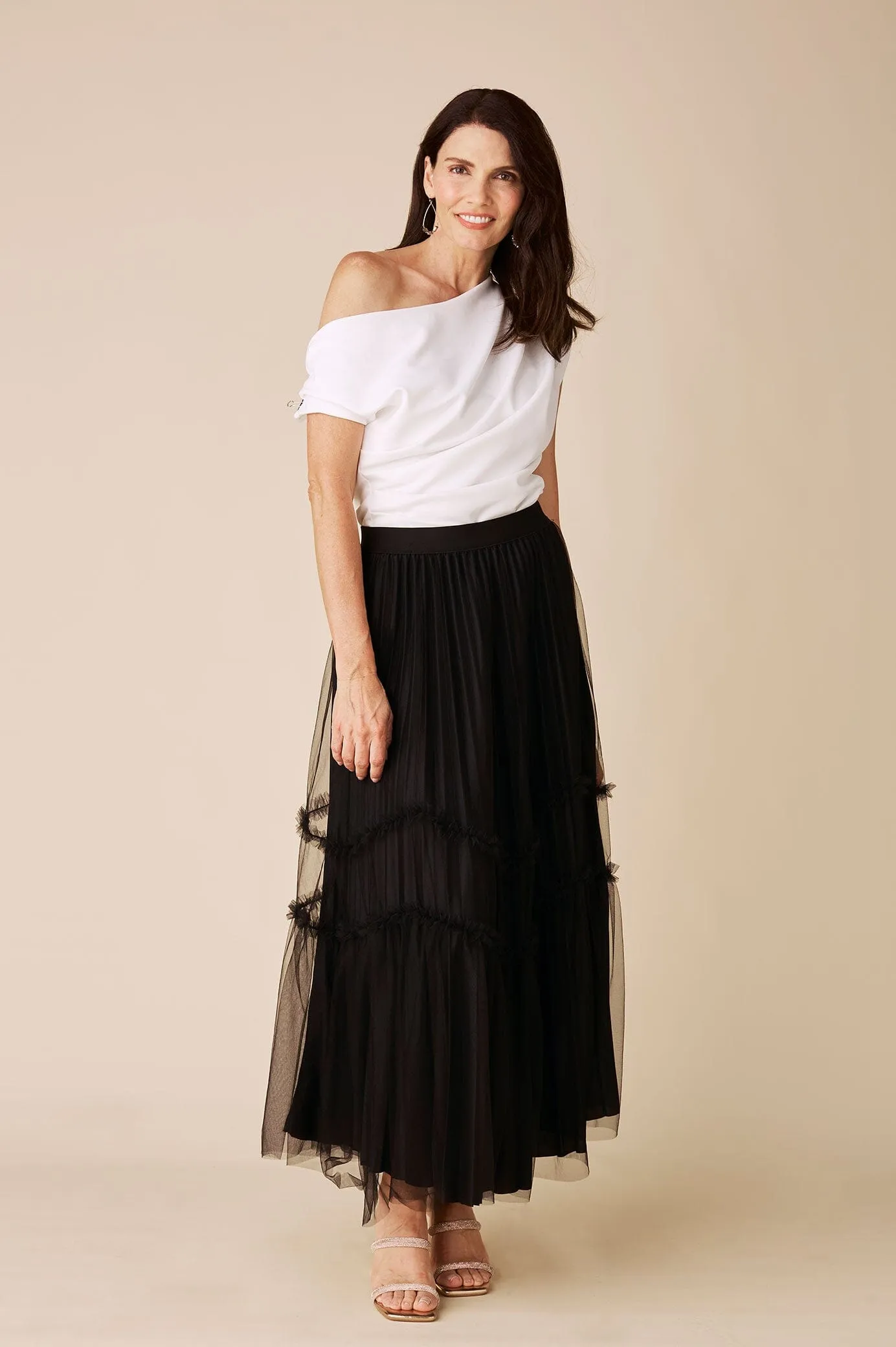 Jemma Reversible Skirt Black
