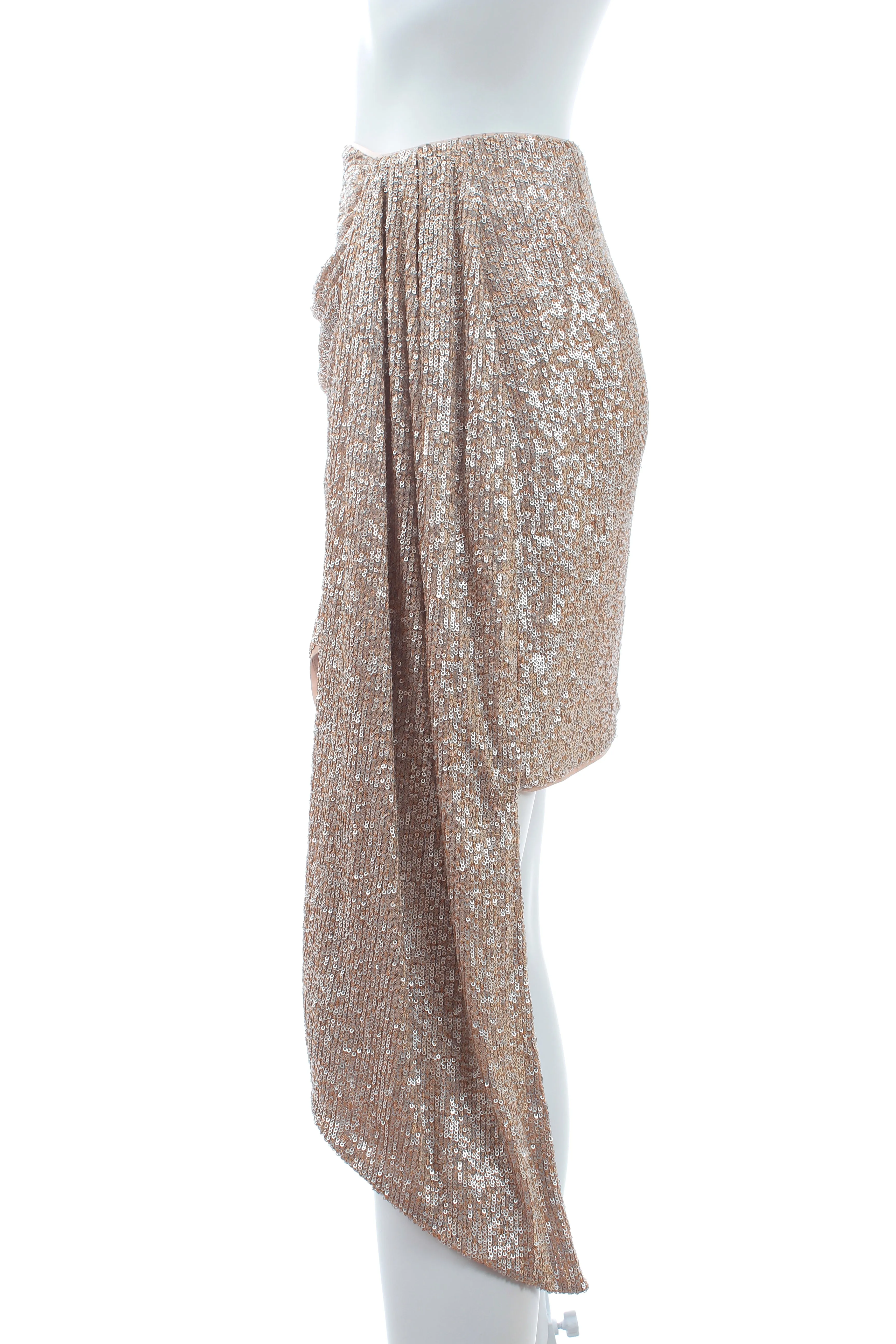 Jonathan Simkhai Sequined Draped Skirt