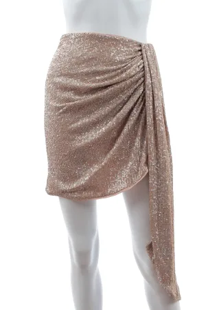 Jonathan Simkhai Sequined Draped Skirt