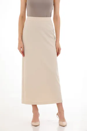KA Pencil Skirt Light Beige