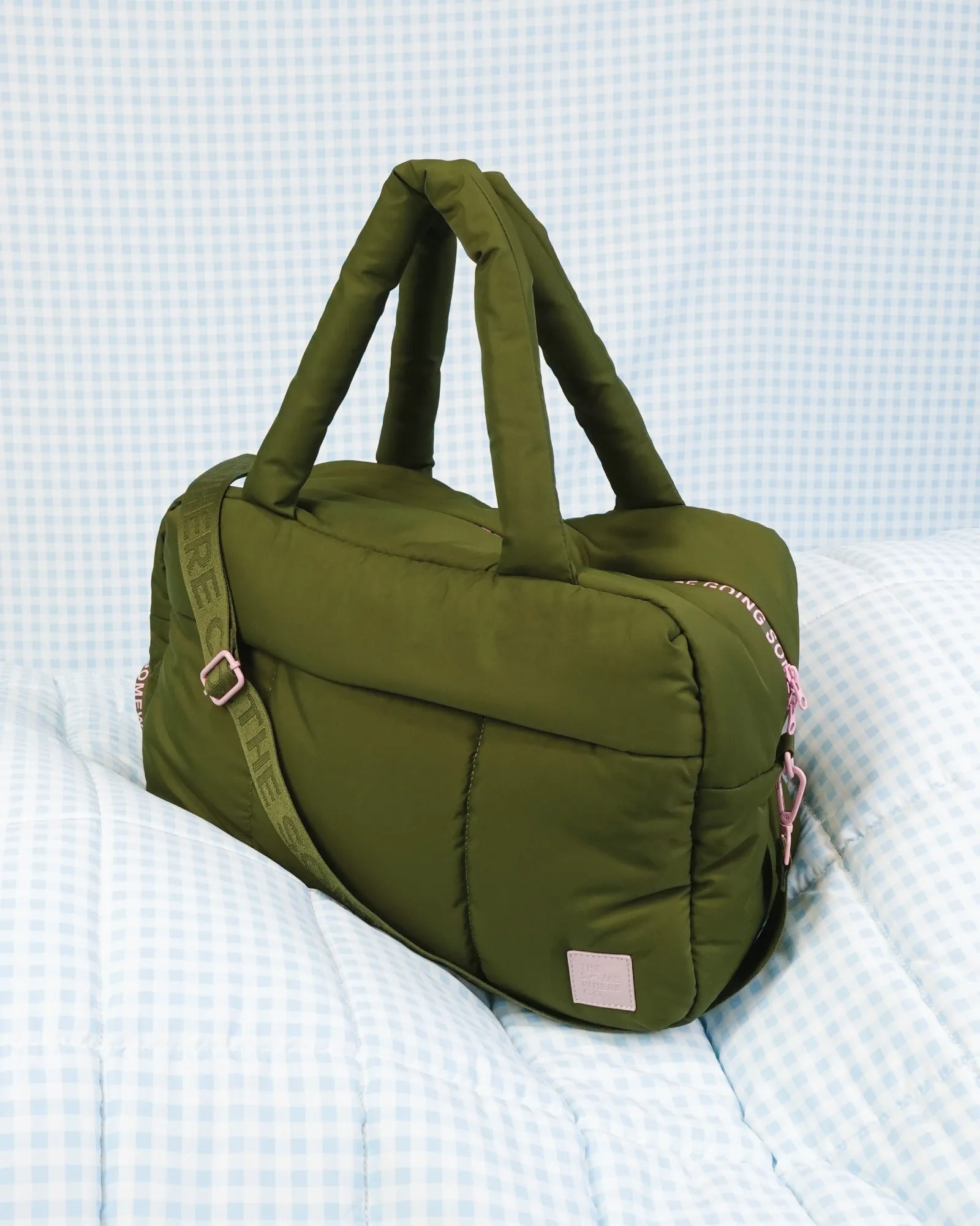 Khaki Marshmallow Duffle Bag