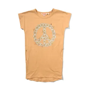 Missie Munster Daisy Peace Dress - Porcini