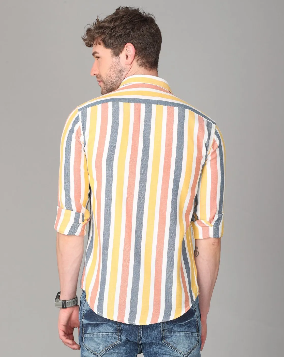 Multi Color Striped Shirt