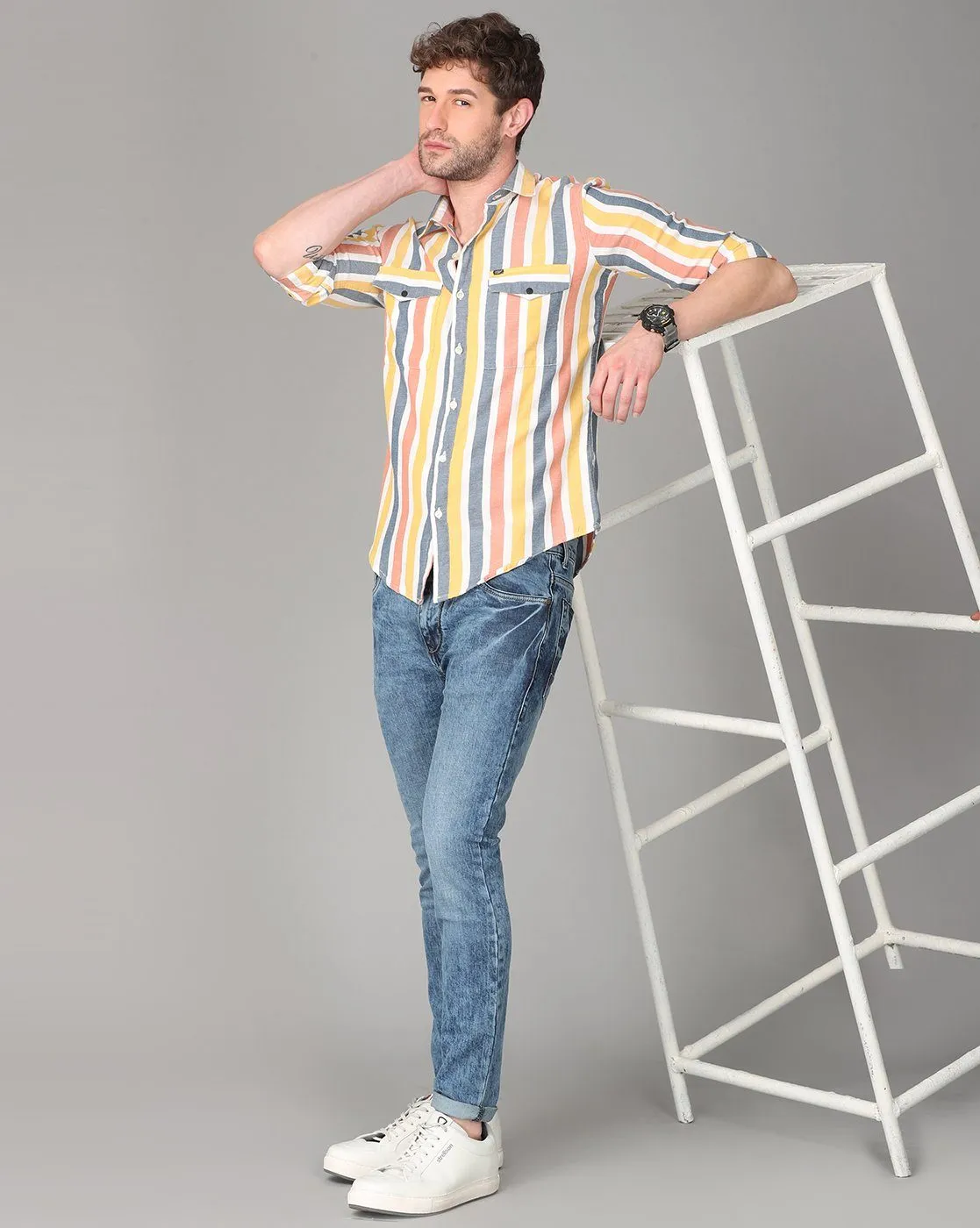 Multi Color Striped Shirt