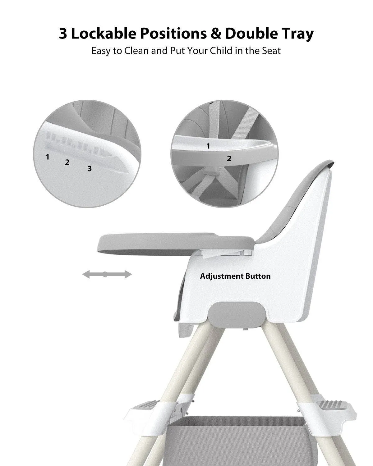 Multi-Functional Adjustable High Chair