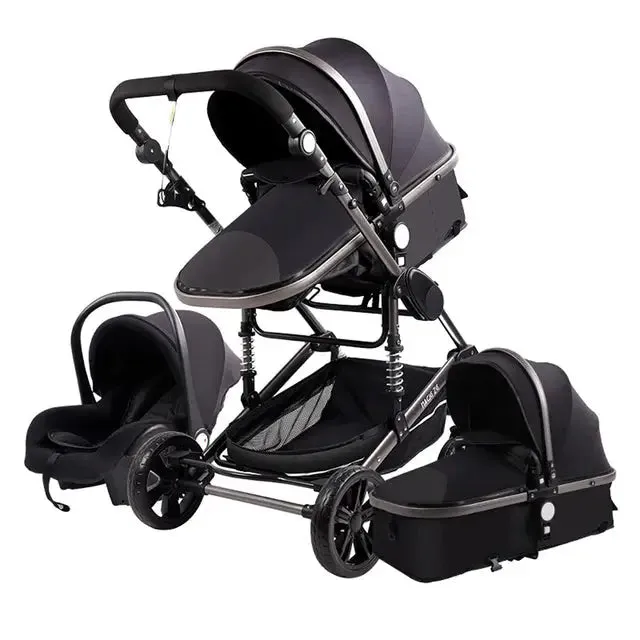 Multi-Functional All Terrain 3 in 1 Pushchair Set