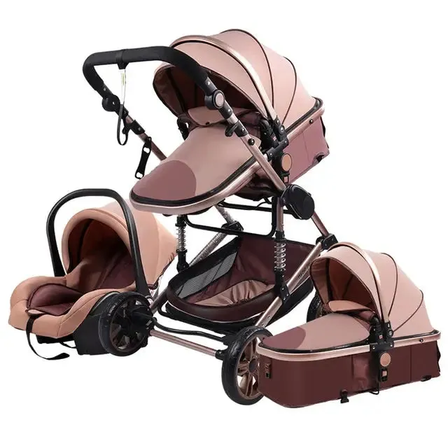 Multi-Functional All Terrain 3 in 1 Pushchair Set
