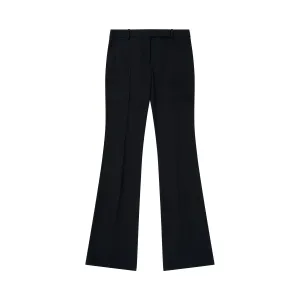 Narrow Bootcut Pants in Black