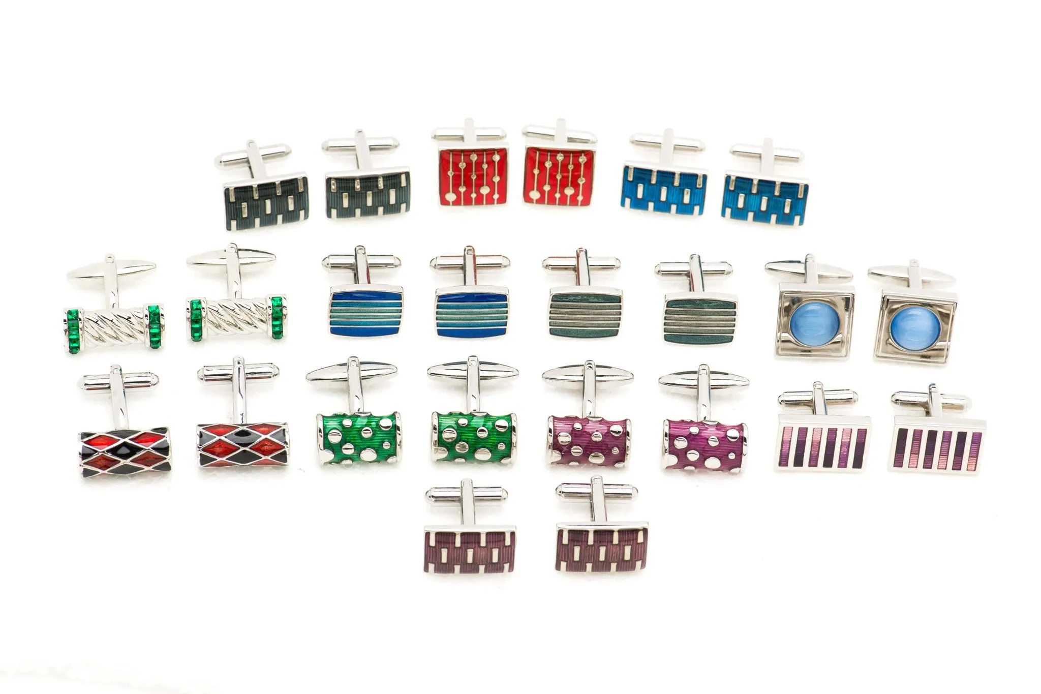 Northwood Grey Rhodium Plated Cufflinks