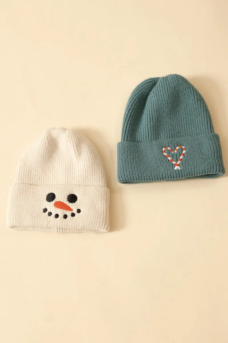 Novelty holiday beanies