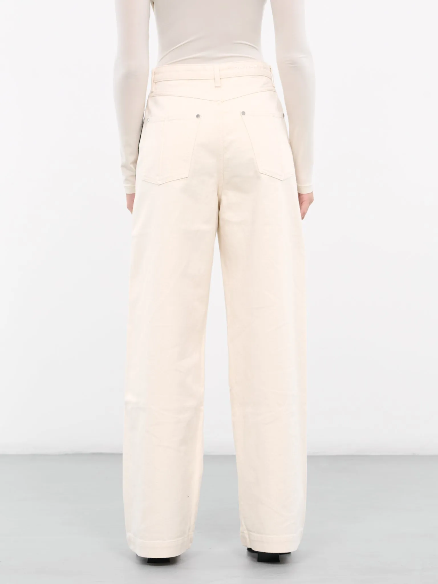 Oversized Jeans (PD-U-172-DE-OFF-WHITE)