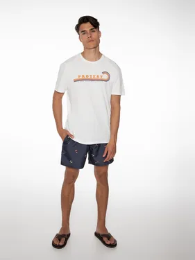 Protest TWAIN Tee Shirt - Seashell