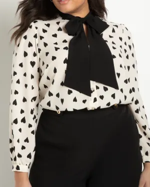 Reina Tie Neck Blouse | Take It To Heart