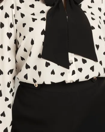 Reina Tie Neck Blouse | Take It To Heart