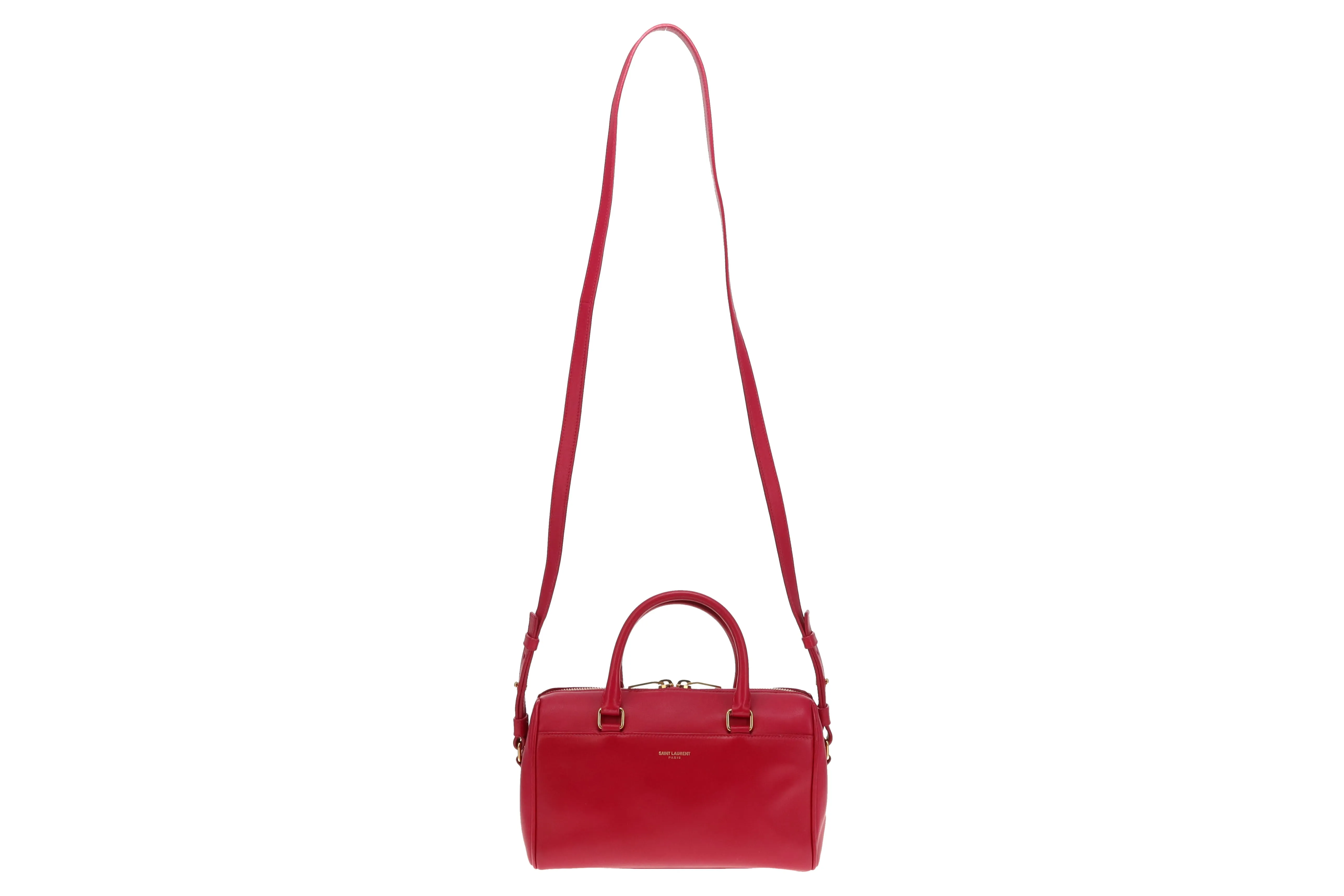 Saint Laurent Pink Leather Baby Duffle Bag
