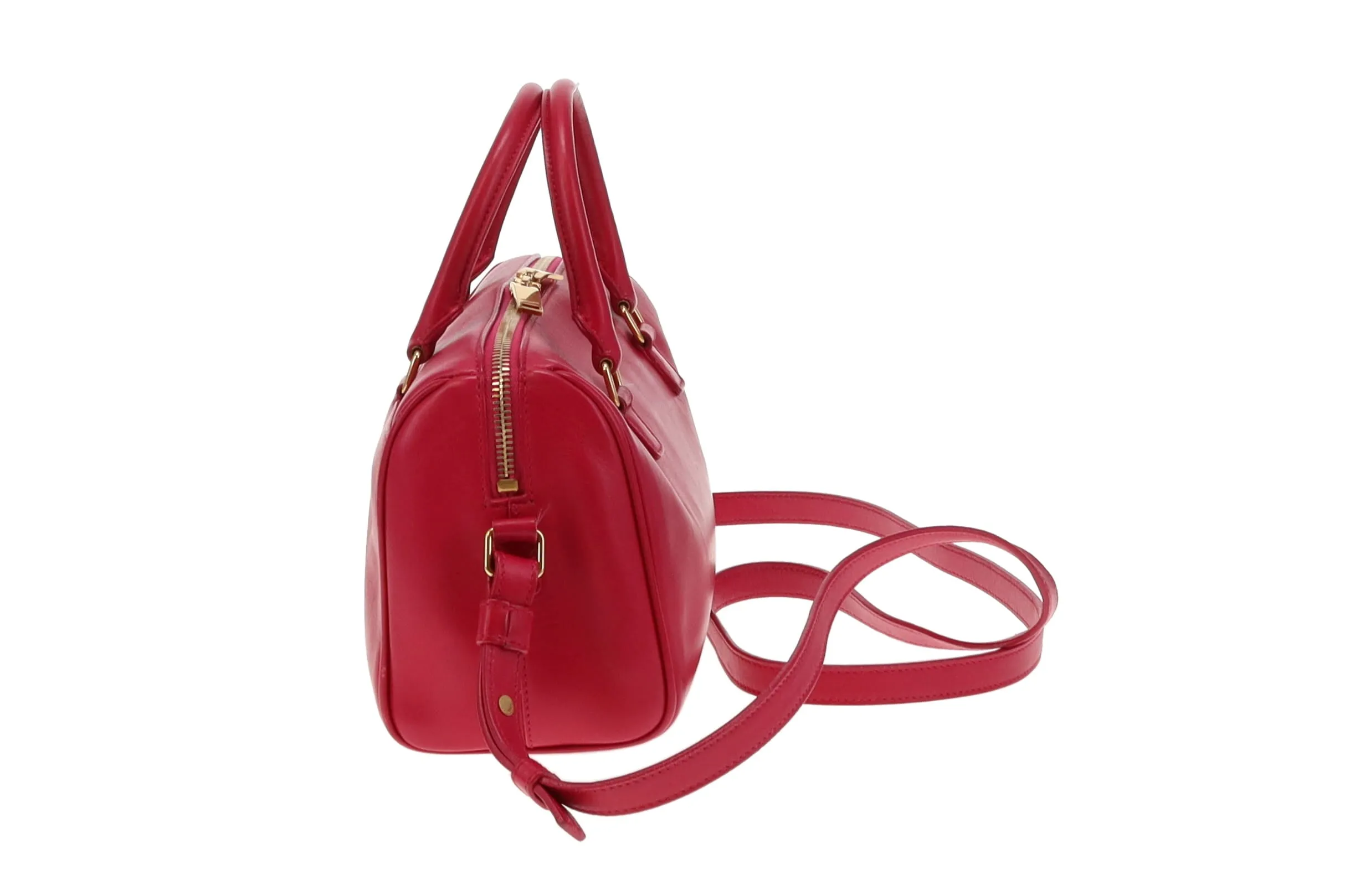 Saint Laurent Pink Leather Baby Duffle Bag