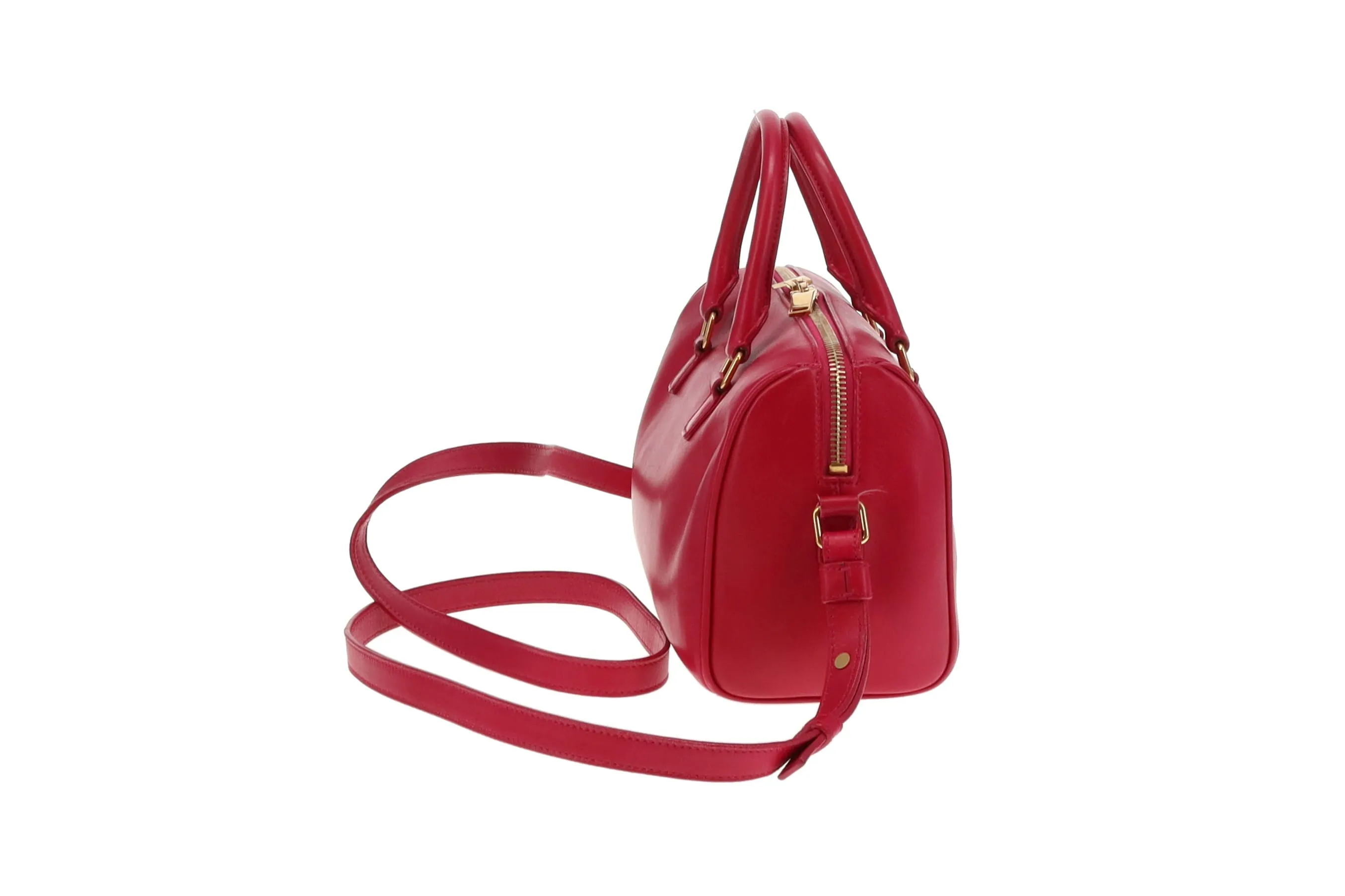 Saint Laurent Pink Leather Baby Duffle Bag