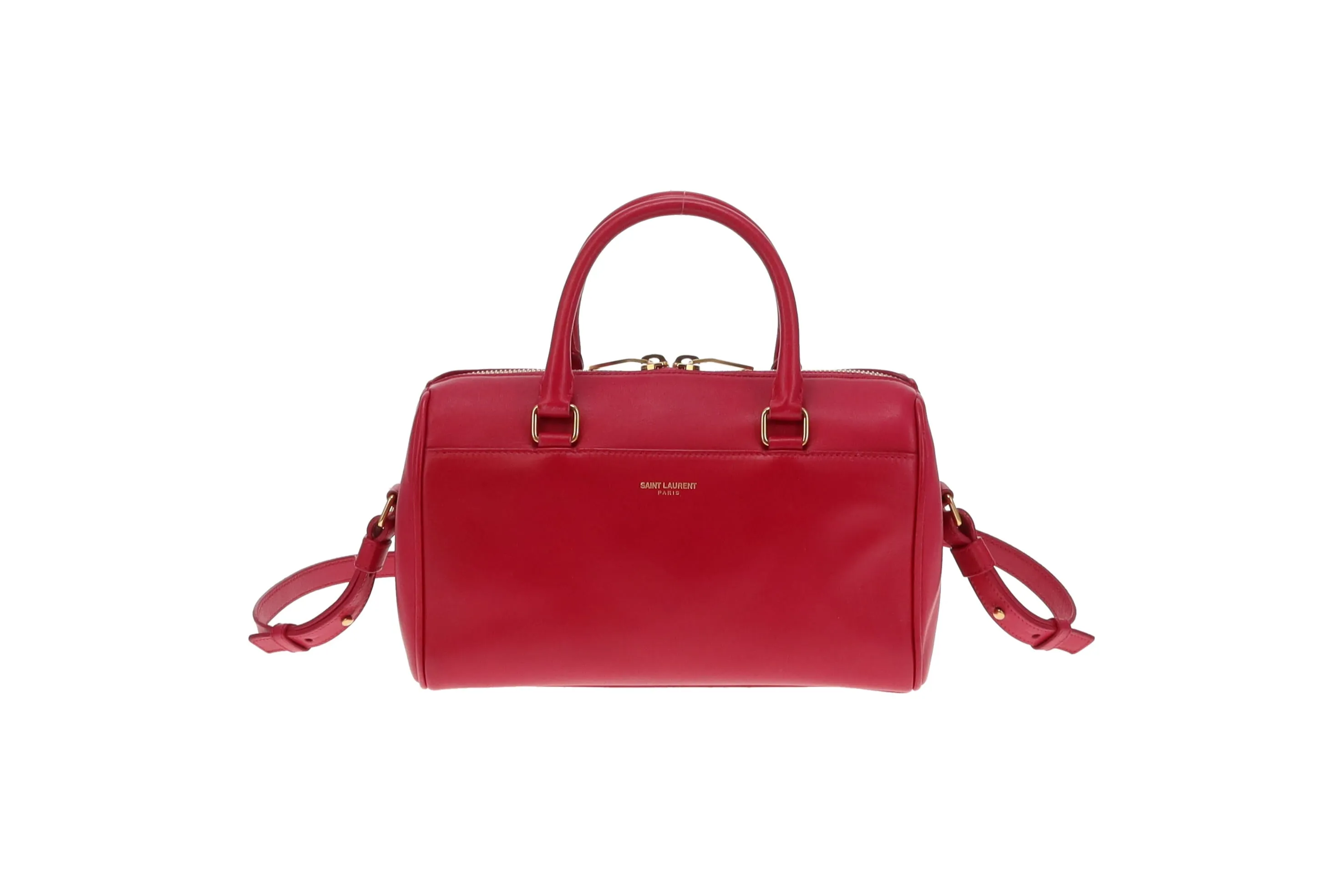 Saint Laurent Pink Leather Baby Duffle Bag
