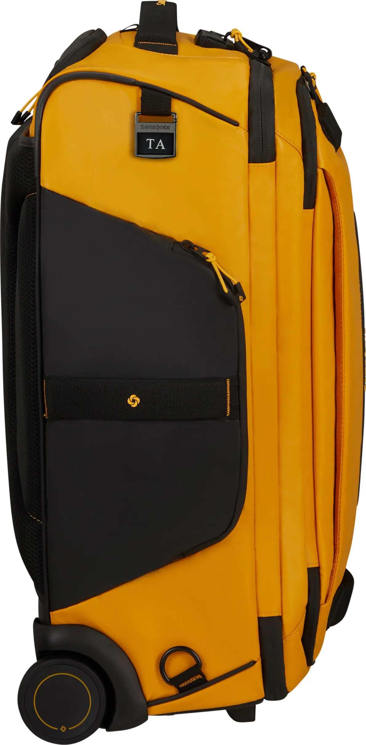 Samsonite Ecodiver Duffle with wheels 55cm backpack Yellow | Buy Samsonite Ecodiver Duffle with wheels 55cm backpack Yellow here | Outnorth
