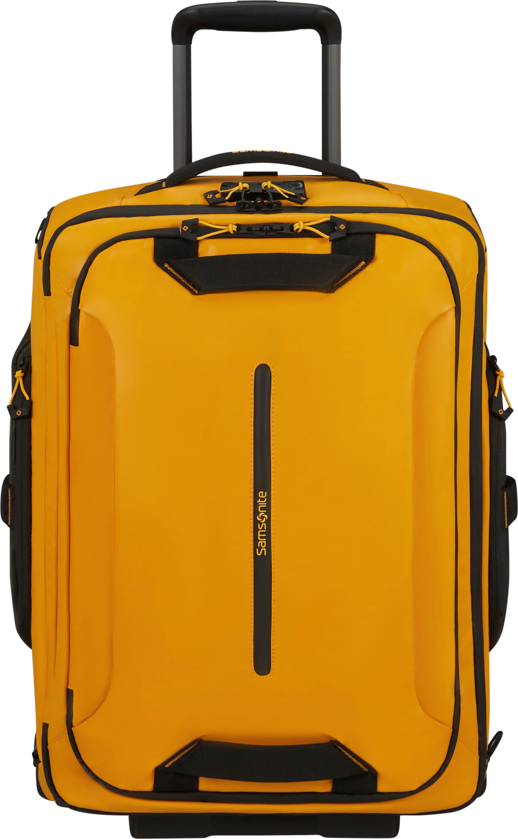 Samsonite Ecodiver Duffle with wheels 55cm backpack Yellow | Buy Samsonite Ecodiver Duffle with wheels 55cm backpack Yellow here | Outnorth