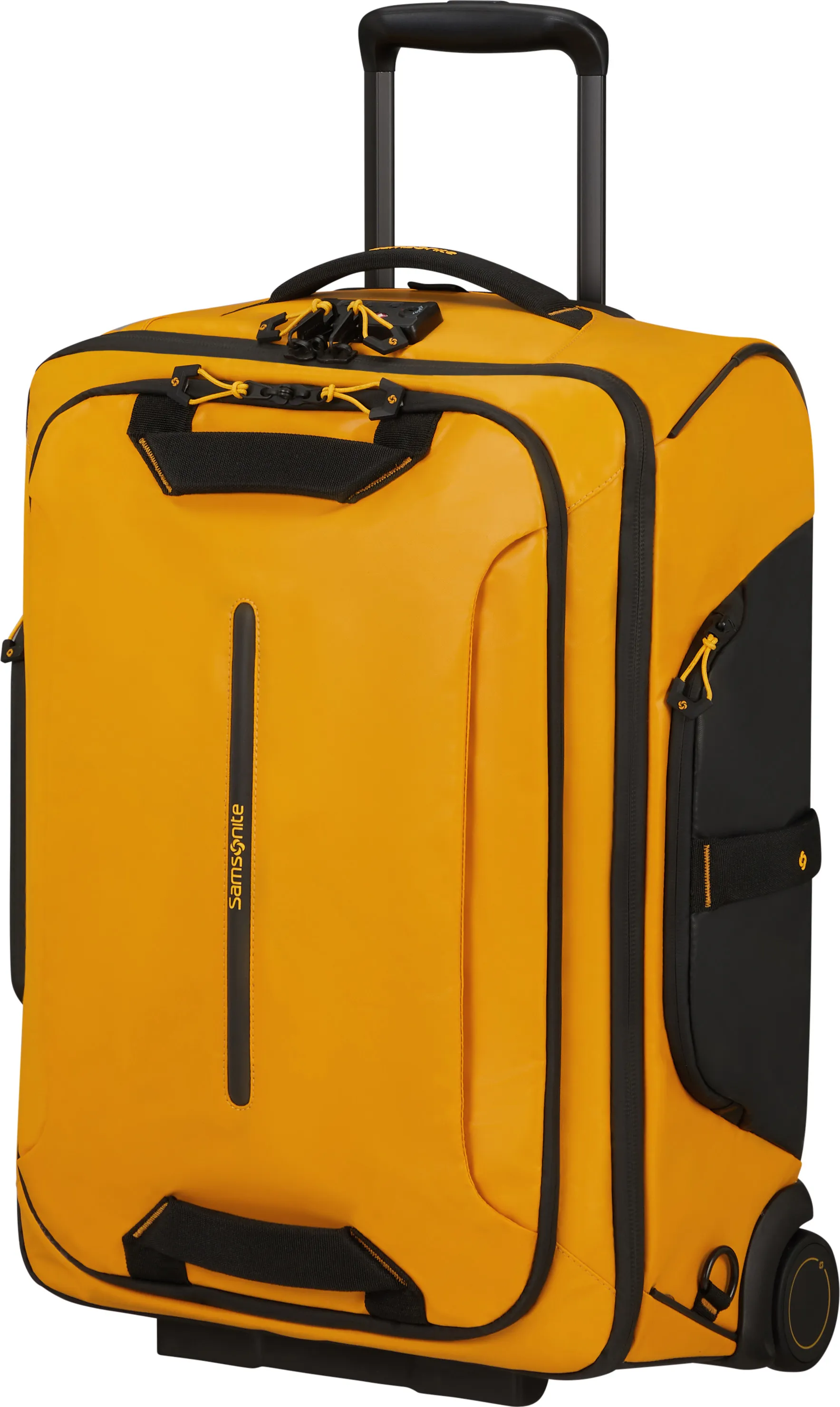 Samsonite Ecodiver Duffle with wheels 55cm backpack Yellow | Buy Samsonite Ecodiver Duffle with wheels 55cm backpack Yellow here | Outnorth