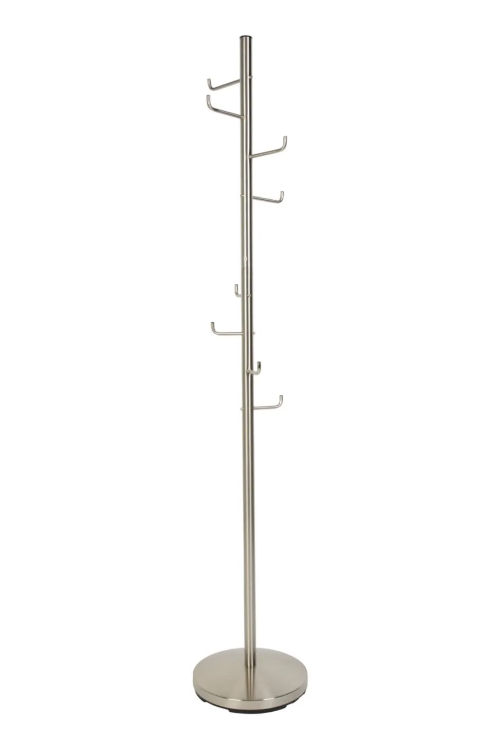 Silver Free Standing Coat Rack | DF Hooked