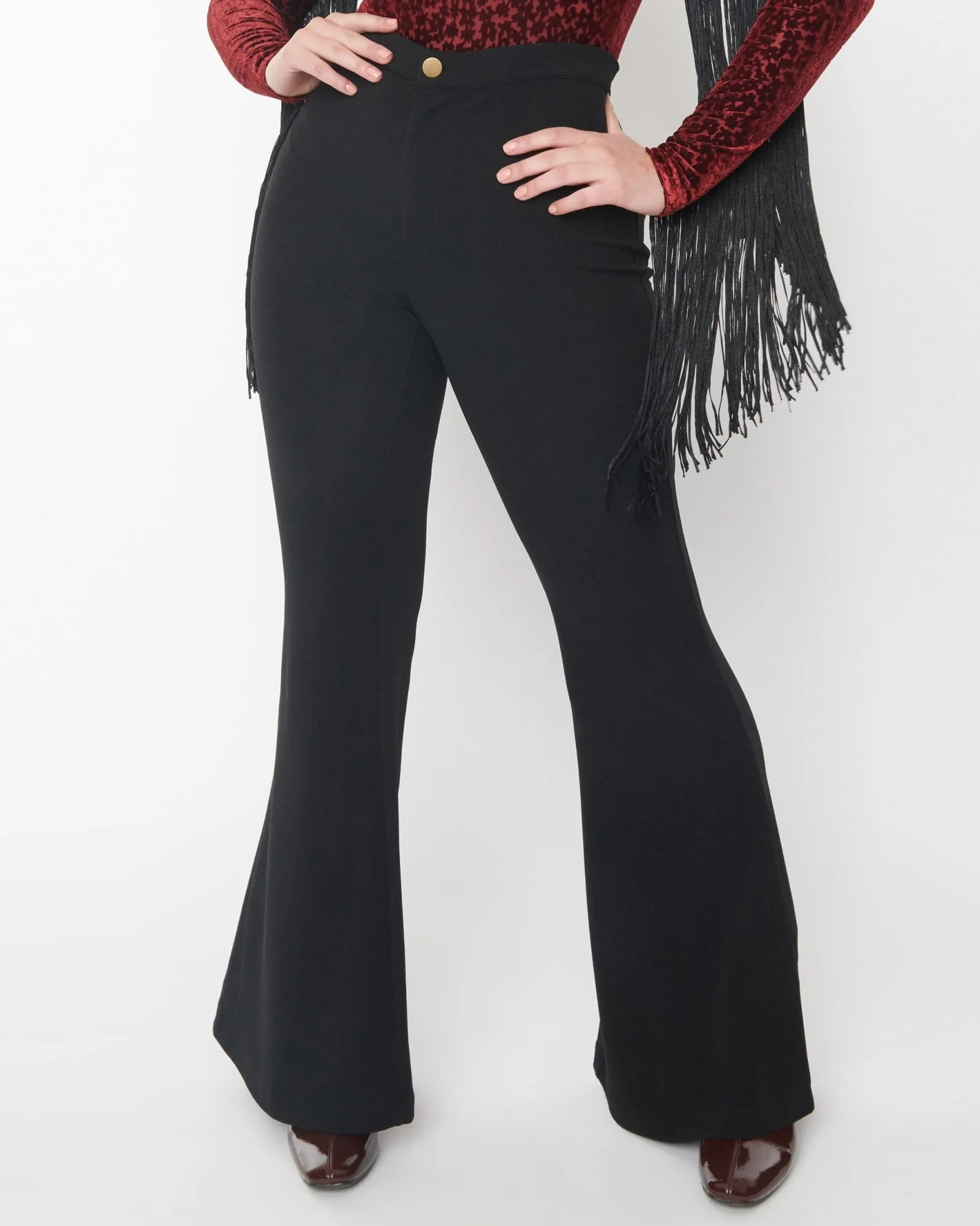 Smak Parlour Black Find Your Flare Pants | Black