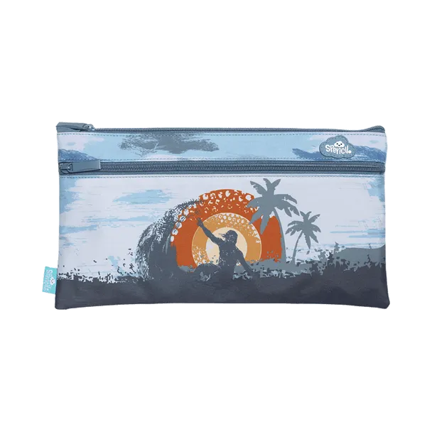 Spencil Twin Zip Pencil Case - Island Vibes