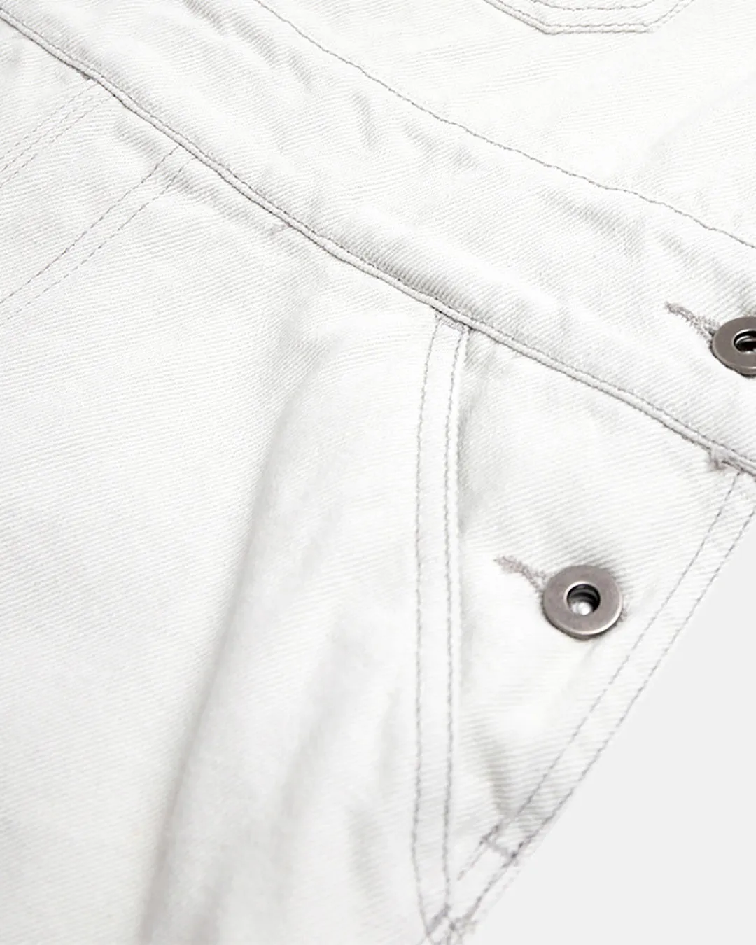 Stanley Overall Dress - Bleached White