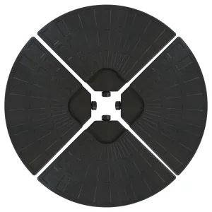 Sunnydaze Cantilever Offset Patio Umbrella Base Plate Weights - Set of 4