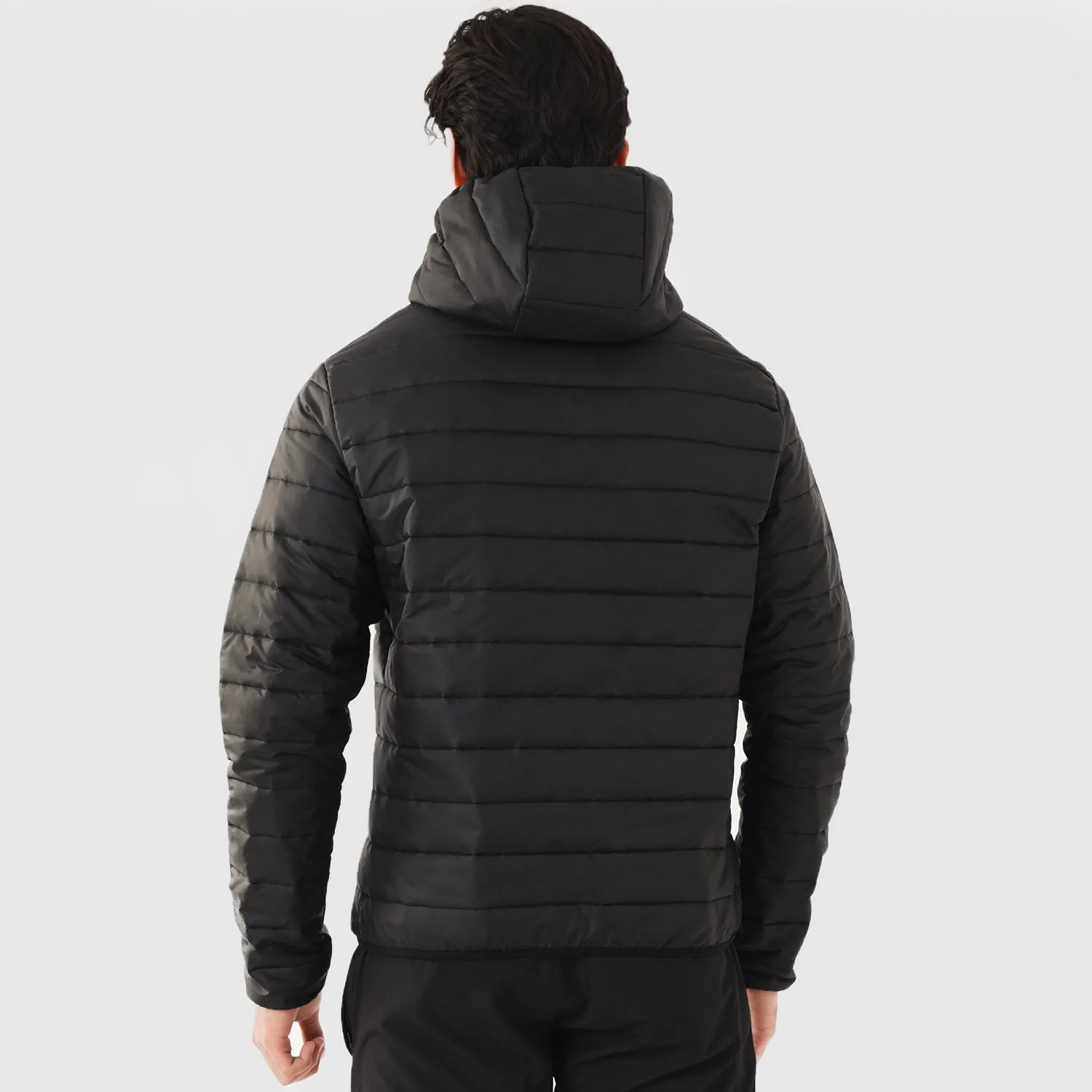 Tf-Premium Black Full  Puffer HoodieJacket