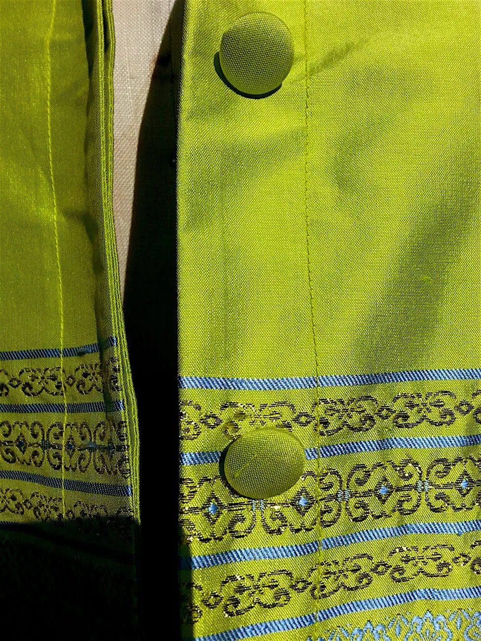 Thai Silk Cocktail Evening Jacket One Of A Kind