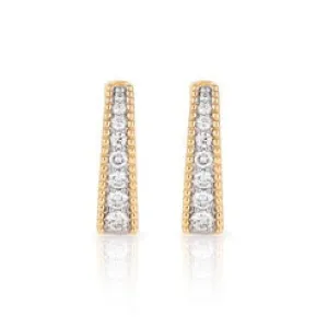 Timeless Diamond Hoops Earrings